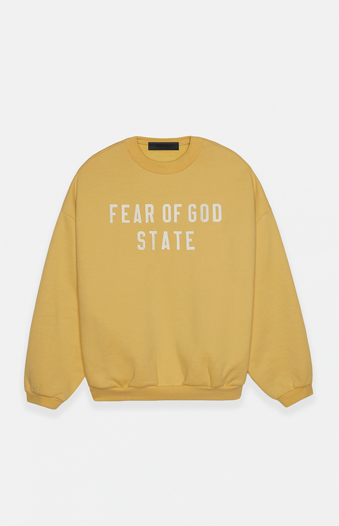 Fear of God Essentials Amber Heavy Fleece Crew Neck
