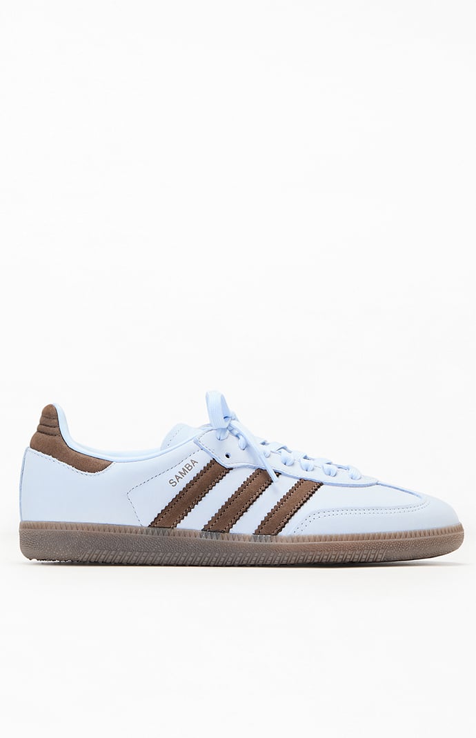 adidas Women's Blue Samba OG Sneakers | Pacsun