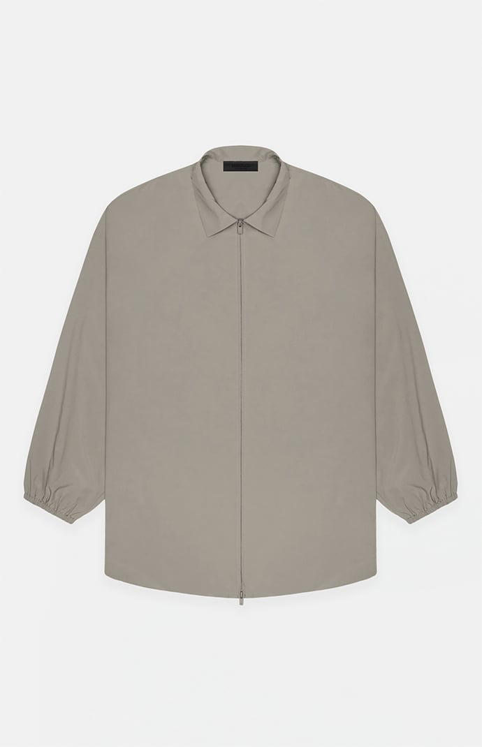 Fear of God Essentials Dust Overshirt Jacket | PacSun Fear of God Essentials Dust Overshirt Jacket | PacSun