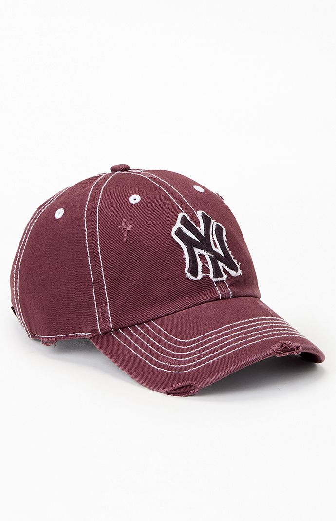 47 Brand NY Weathered Strapback Hat | Pacsun