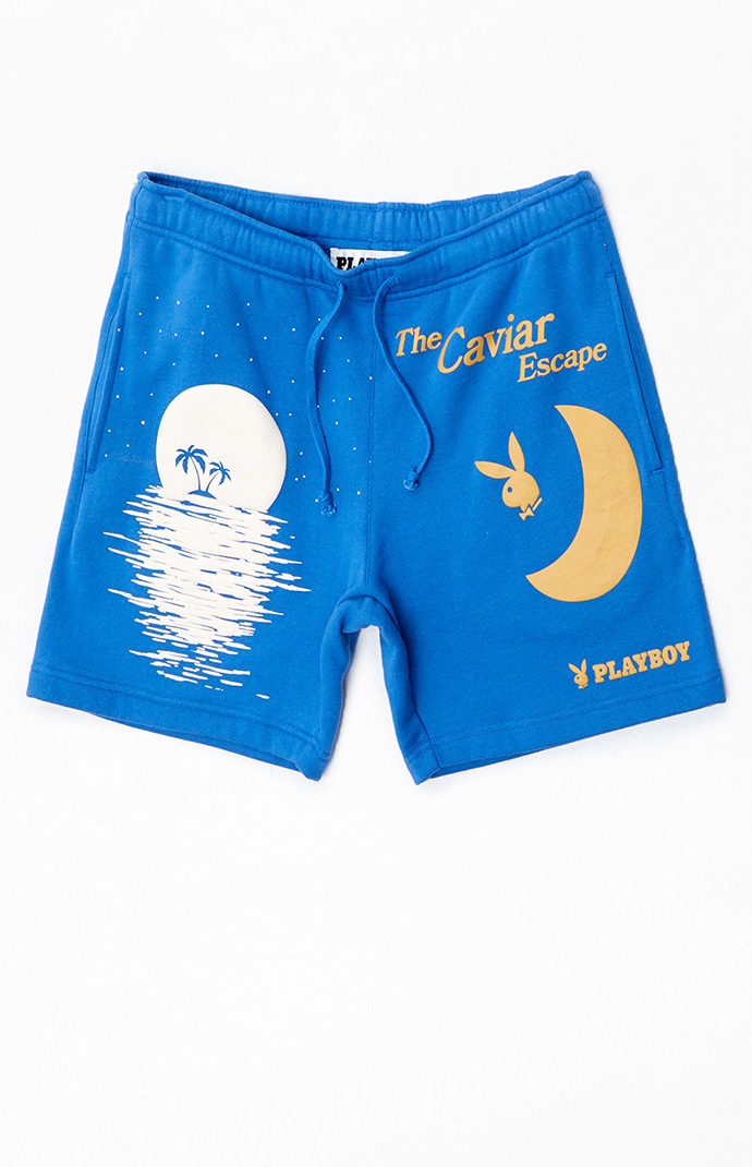 Blue shop playboy shorts