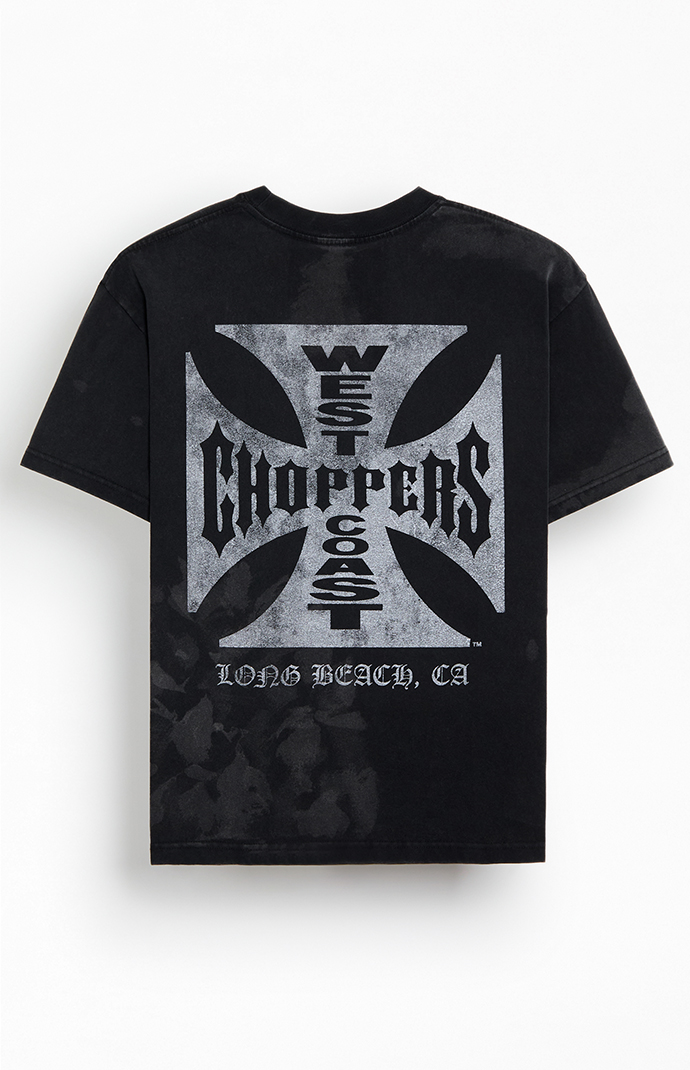 West Coast Choppers Bleach Cross Logo T-Shirt | Pacsun