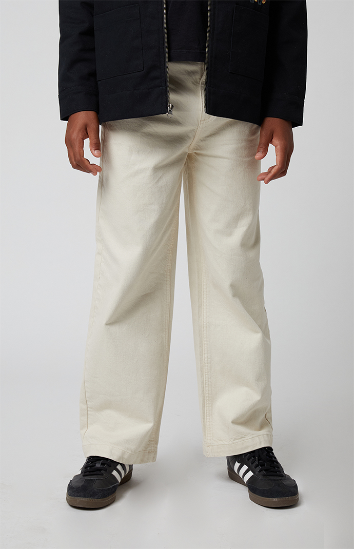 Pacsun Kids Clover Cream Baggy Jeans | PacSun