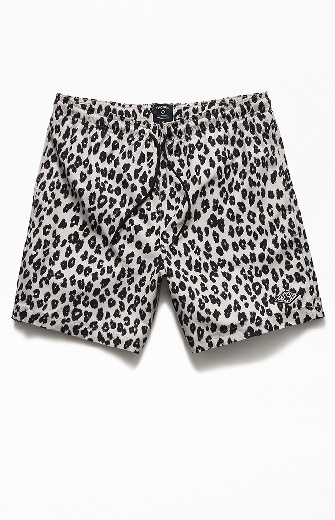 Leopard online swim trunks