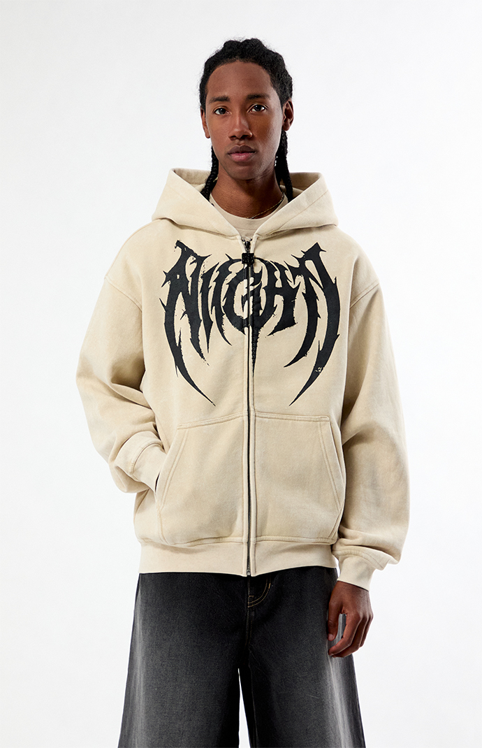 未使用　na.e ナエ 24AW Hoodie Half Coat Nightlab Nightclaw Full Zip Hoodie | Pacsun