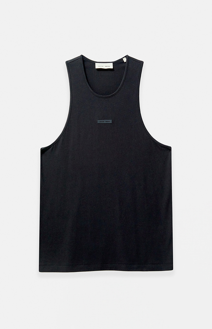 JA　fog pacsun tanktop sand XS+black S Fear of God ESSENTIALS Jet Black Tank Top | Pacsun