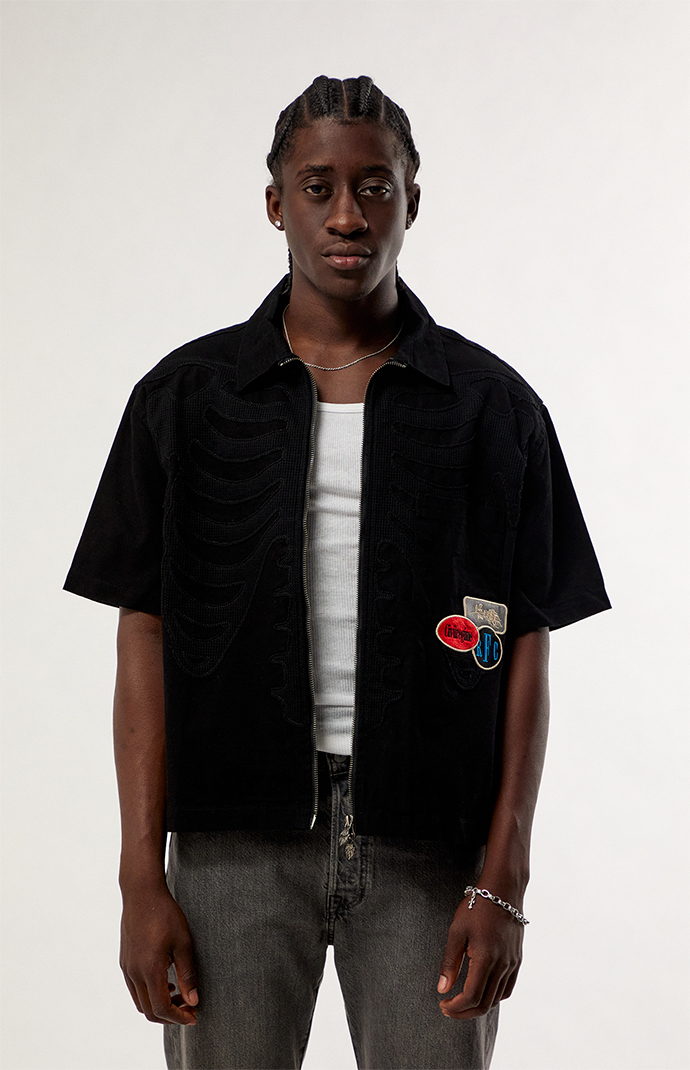 Civil Dealer Vince Zip Up Short Sleeve Shirt | Pacsun