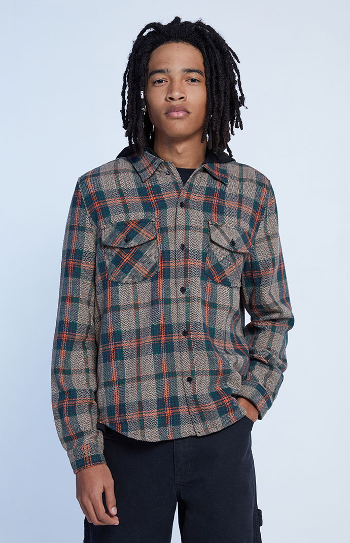 Pacsun flannel outlet hooded