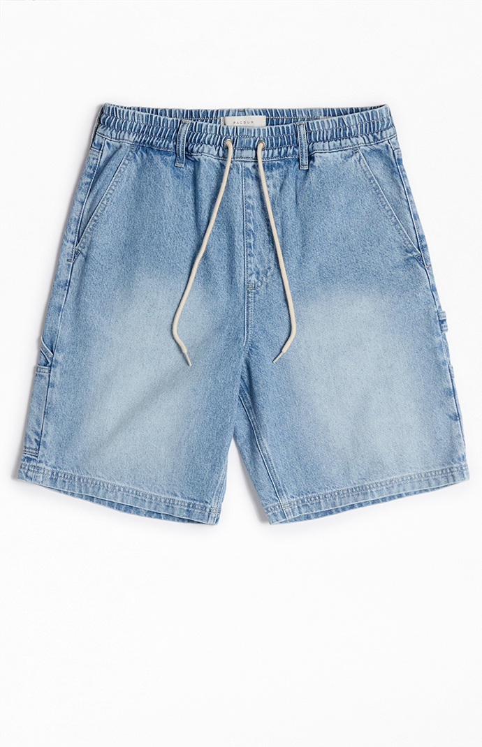 Pacsun Medium Indigo Baggy Carpenter Denim Shorts | Pacsun
