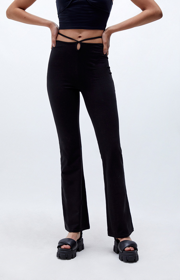 PacCares Keyhole Flare Pants | PacSun