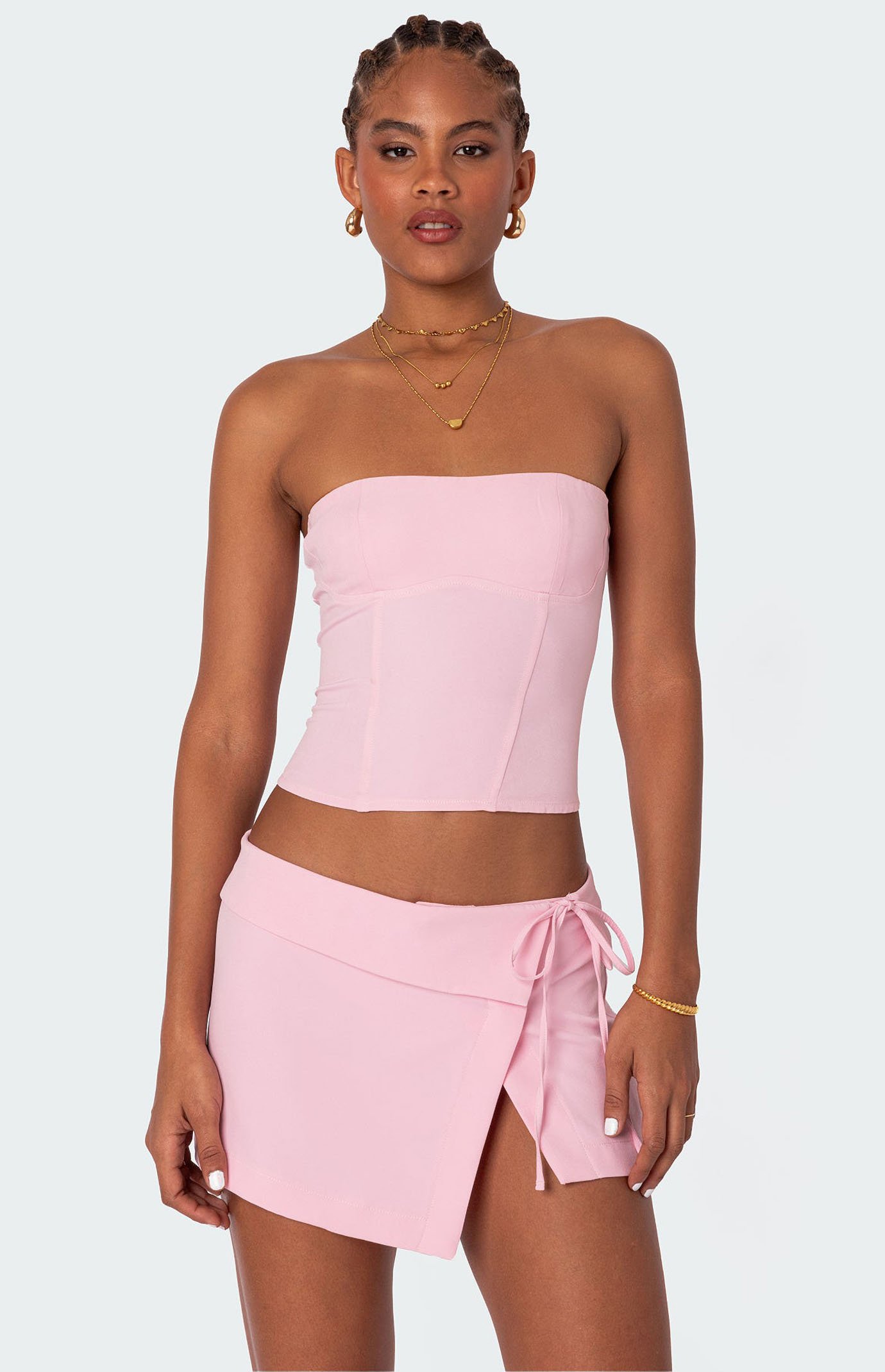 Edikted Selena Lace Up Corset | PacSun