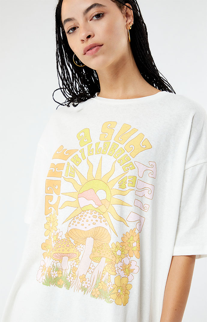 ASOS DESIGN oversized jersey with sports print in white