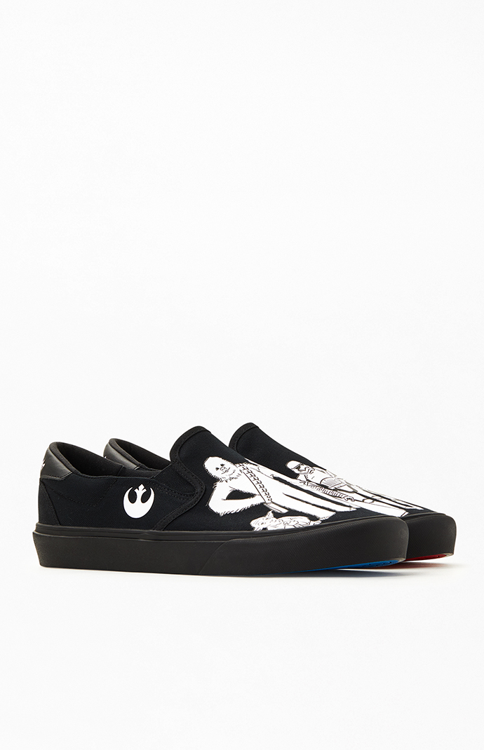 Adidas Court Rallye Slip Star Wars Black and White Buy Star Wars x adidas Court Rallye Slip  main image 3
