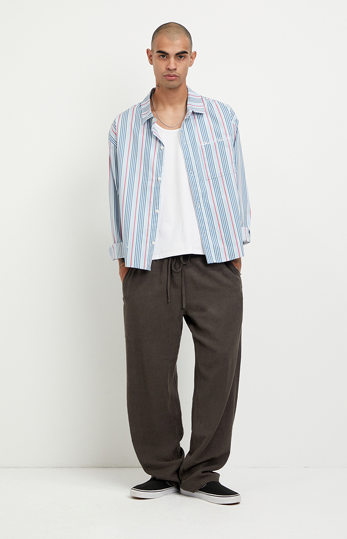 Pacsun Wilder Linen Straight Pants | Pacsun