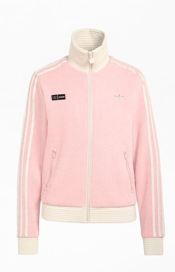  Originals トラックジャケット ピンク S adidas Originals by JENNIE Classic Track Jacket | Pacsun