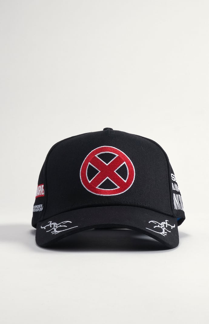 MALBON ♥ [MAN] Men's pentagon punching cap Malbon Punch Shot Cotton Twill Rope Golf Cap Black - FW24