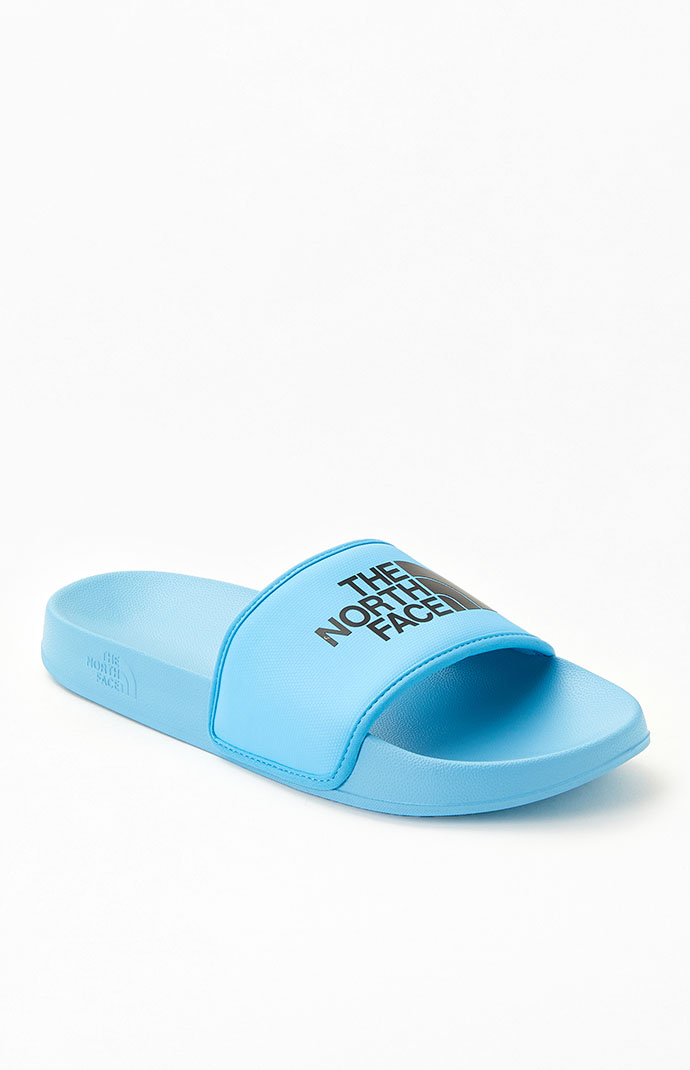 The North Face Eco Light Blue Basecamp Slide Sandals III | PacSun