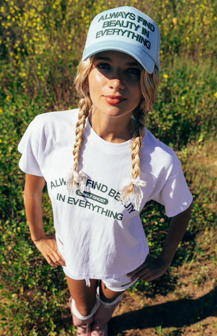 LONELY GHOST Beautiful Things Trucker Hat | Pacsun display picture 2
