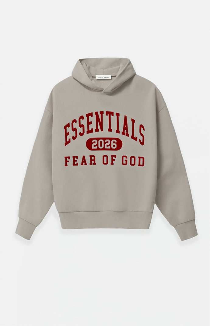 fear of god essentials ベスト　パーカー Fear of God ESSENTIALS Black Fleece Cropped Hoodie Fear Of God