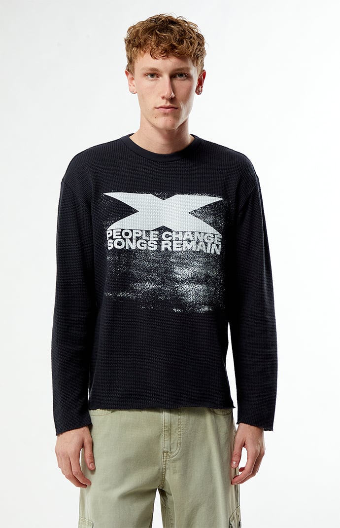 Pacsun People Change Waffle Knit Long Sleeve Shirt | Pacsun