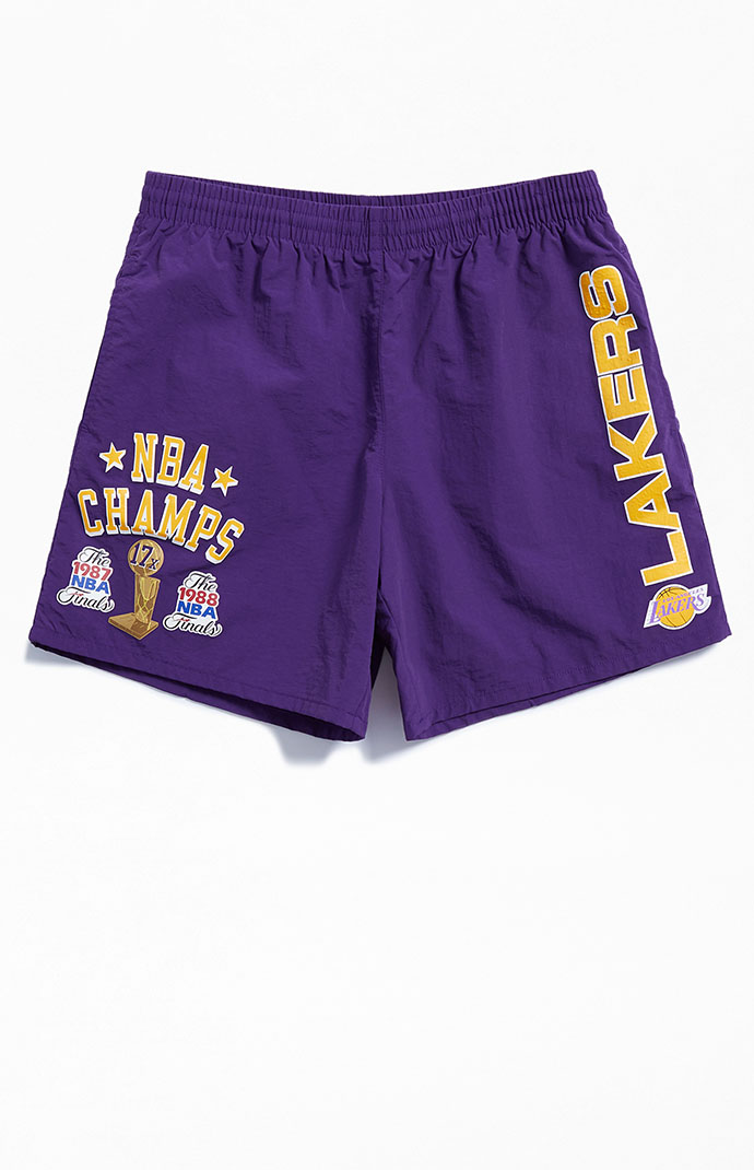 lakers camo shorts