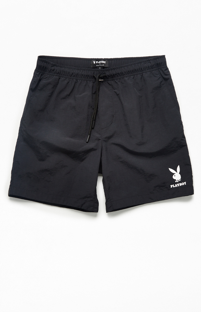 Playboy By PacSun Logo Nylon Shorts PacSun