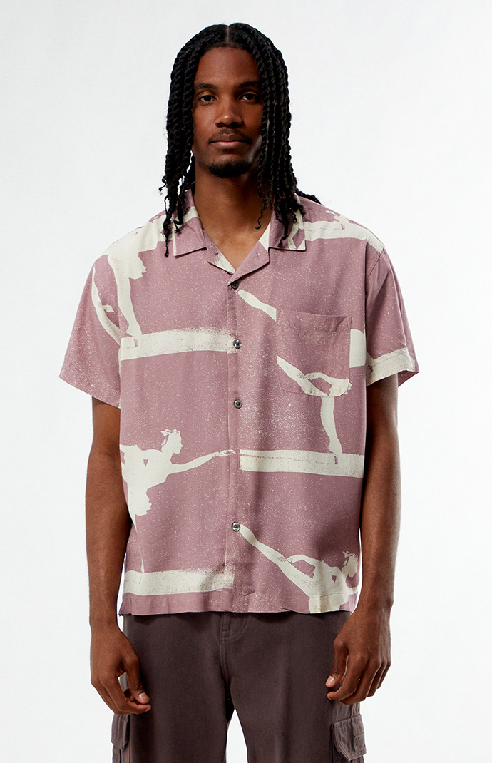 camefromnothinTシャツ　yokosquad　flexwitme Obey Jacques Woven Camp Shirt | Pacsun
