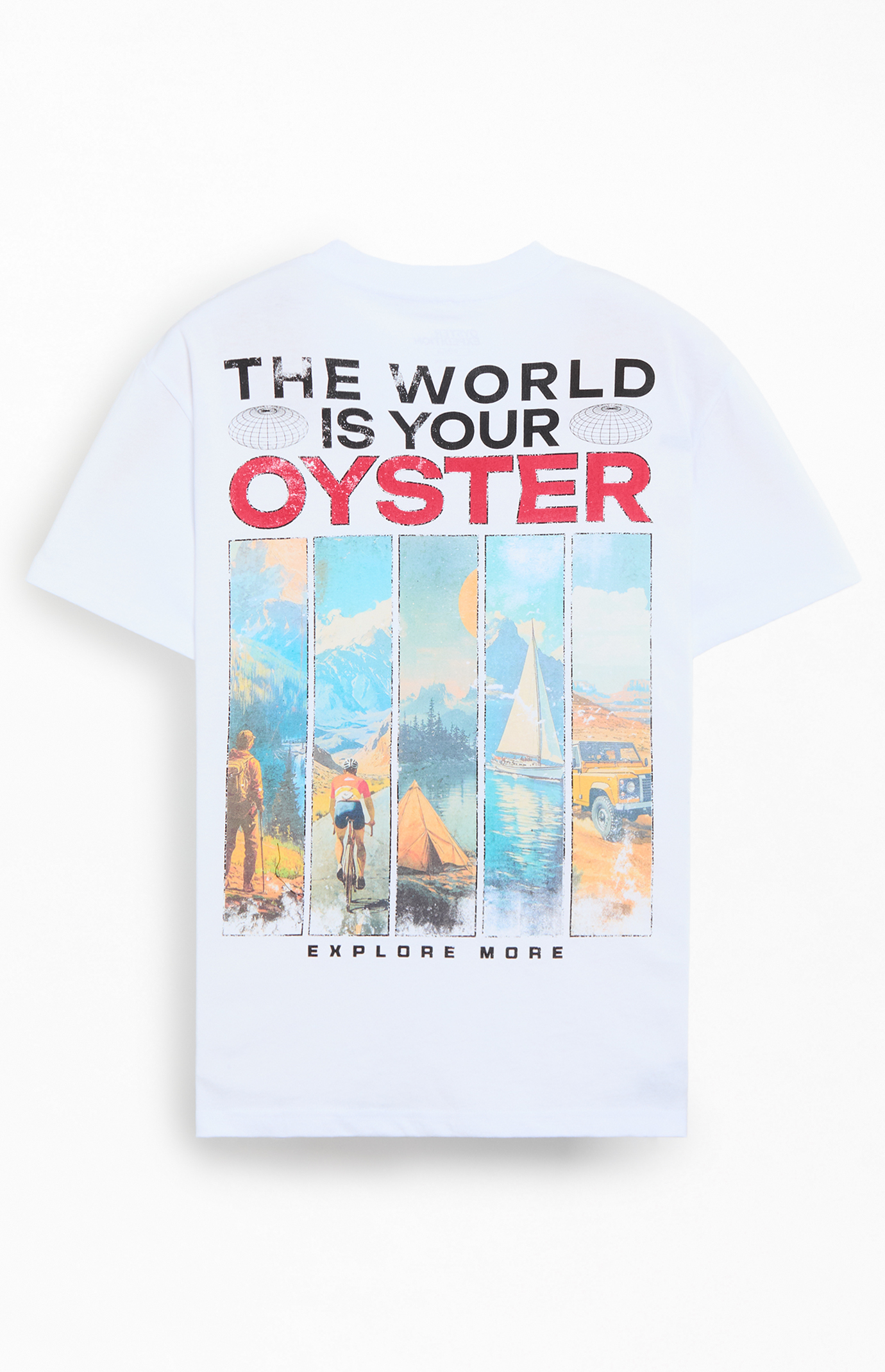 【関税込み】The World Is Your Oyster Tシャツ OYSTER EXPEDITION The World Is Your Oyster T-Shirt | PacSun