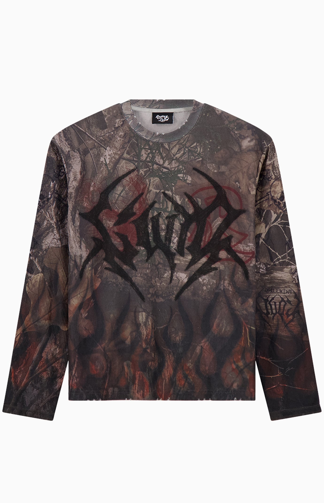 Rolling Loud Gothic Flame Long Sleeve T-Shirt | Pacsun