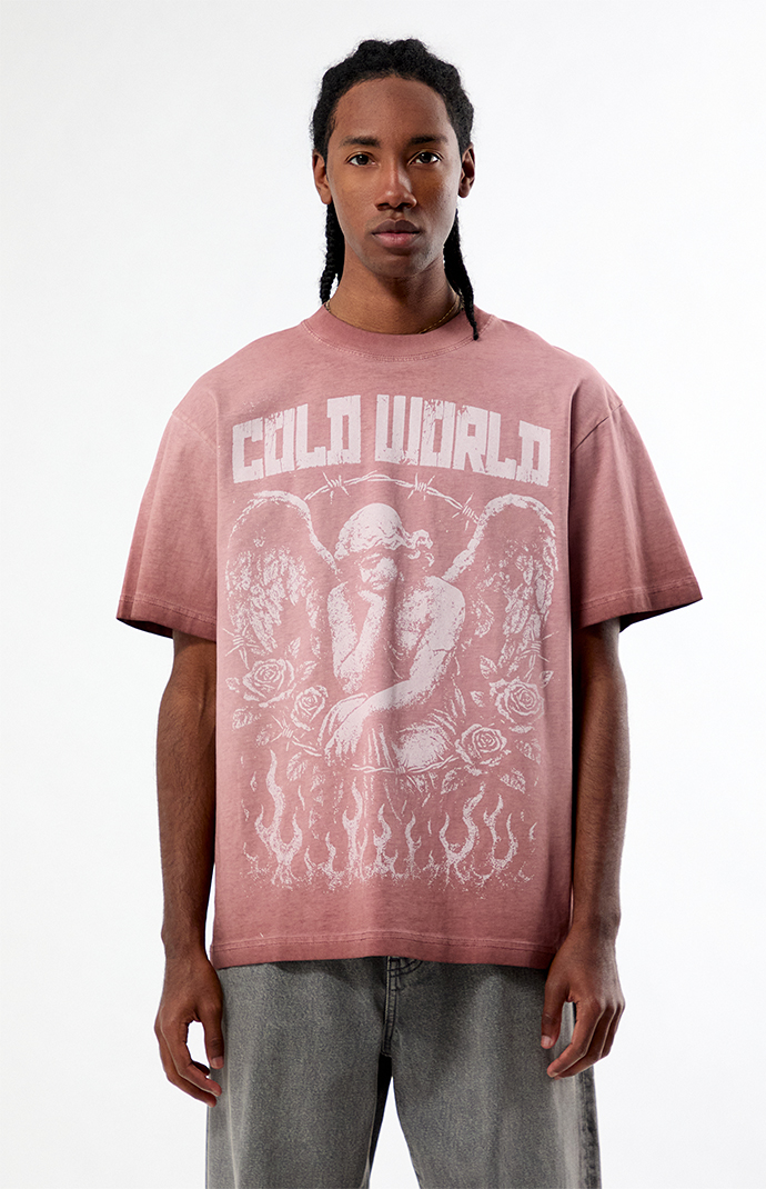 ［semoh］ Graphic Shirt＋Coat Pacsun Cold World Angel Oversized T-Shirt | Pacsun