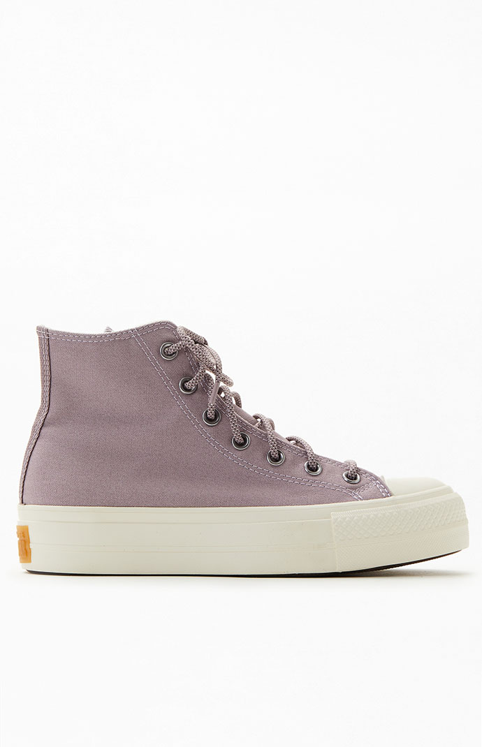Converse Purple Chuck Taylor All Star Lift Platform High Top