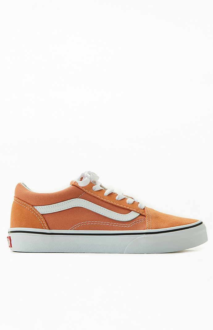 Vans Kids Orange Old Skool Shoes | PacSun