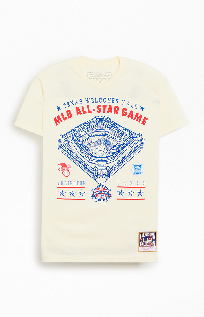 【日本未発売 USサイズ M】Mitchell&Ness LA All Over Print Tee Tシャツ MLB ホワイト 日本未発売】Mitchell&Ness LA All Over Print Tee Tシャツ MLB