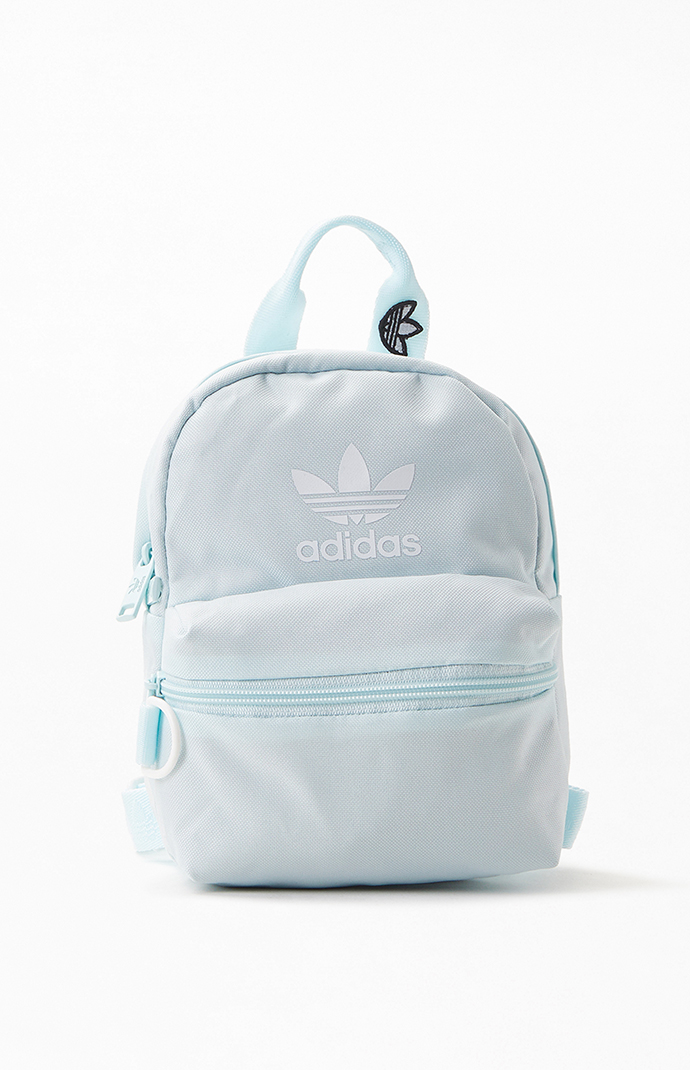 Adidas mini backpack light blue new arrivals