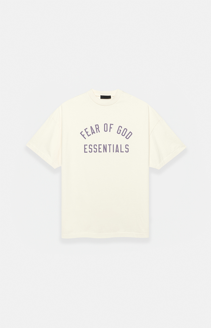 Fear Of God Essentials★Tシャツ★カナリー★キッズ10 Fear of God Essentials Kids Jersey Crewneck Tee Black - FW24