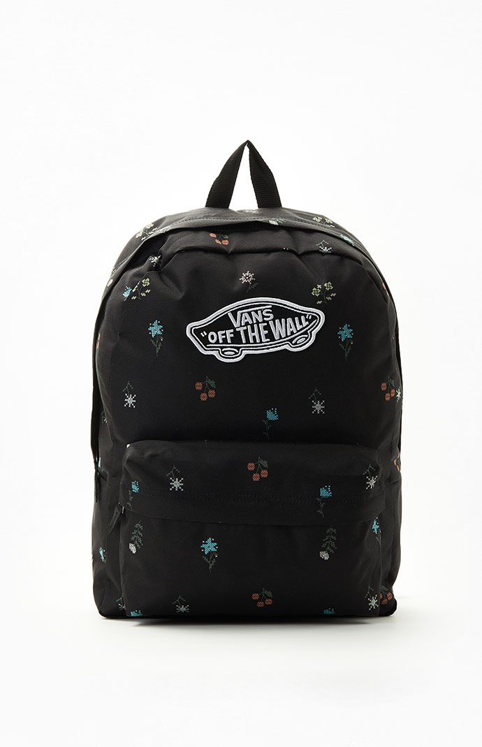 Black Floral Realm Backpack | PacSun