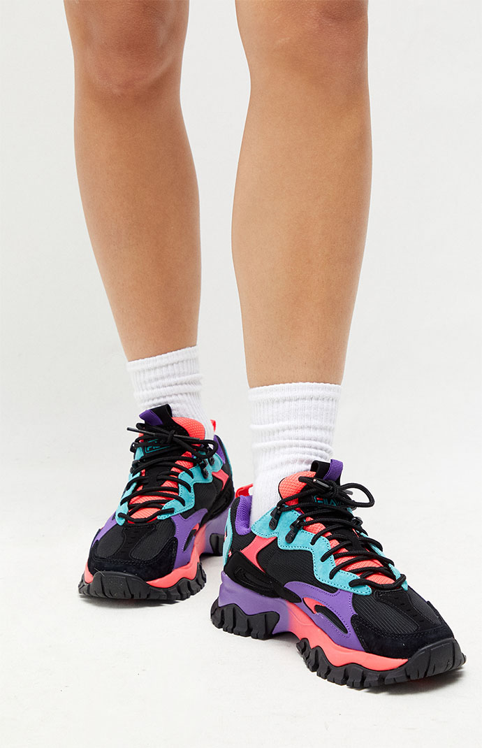 Women's fila ray clearance tracer casual shoes