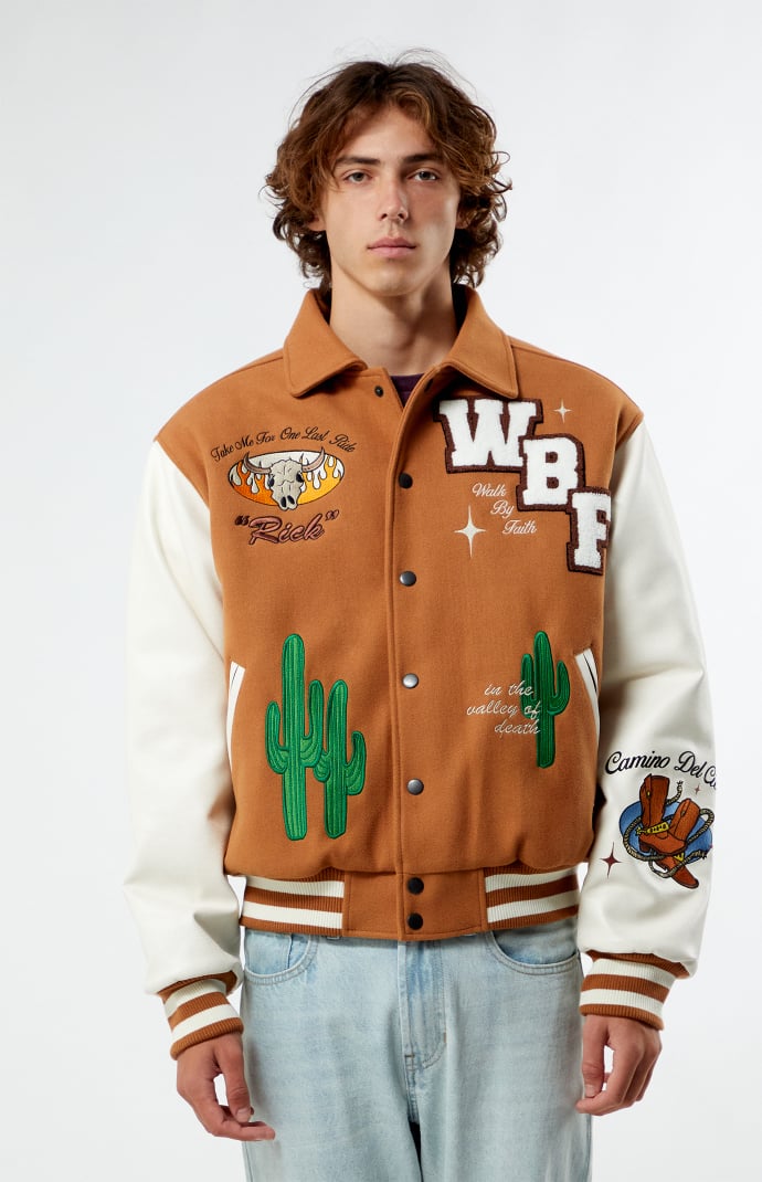 Pacsun Walk By Faith Varsity Jacket | PacSun