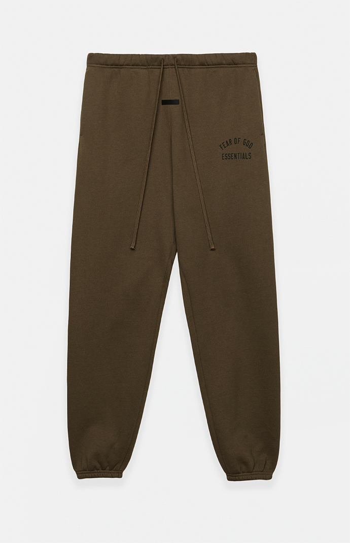 【FOG Essentials】Women's Olive Sweatpants Fear of God Essentials Women's Olive Sweatpants | PacSun