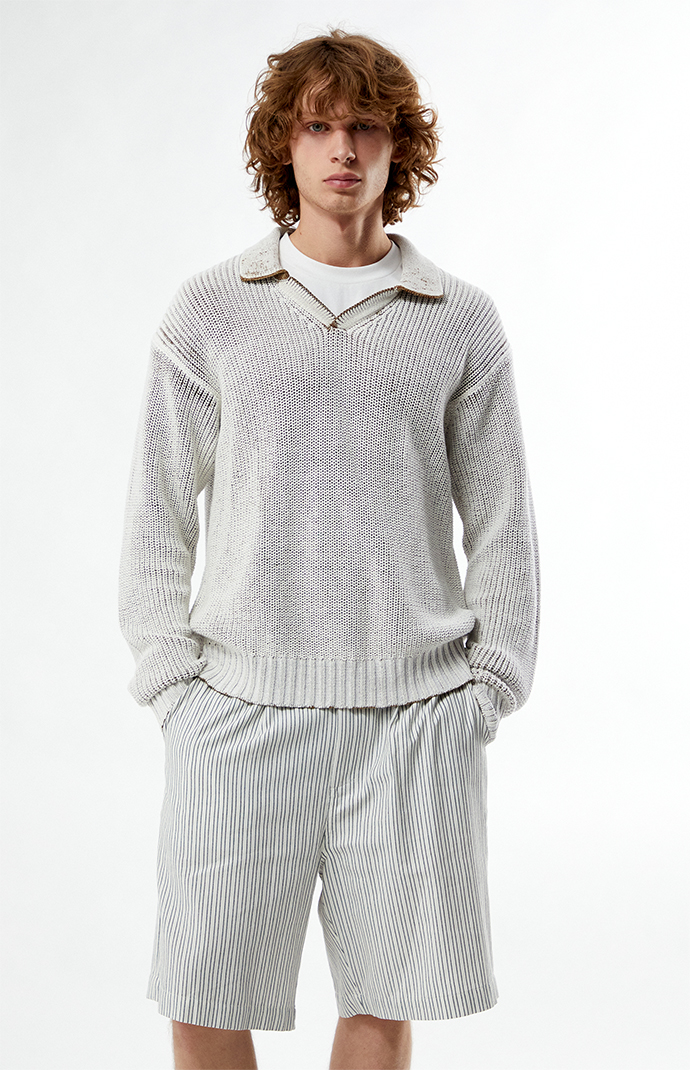 FIELD OF STUDY by Pacsun Sprayed Collared Sweater | PacSun