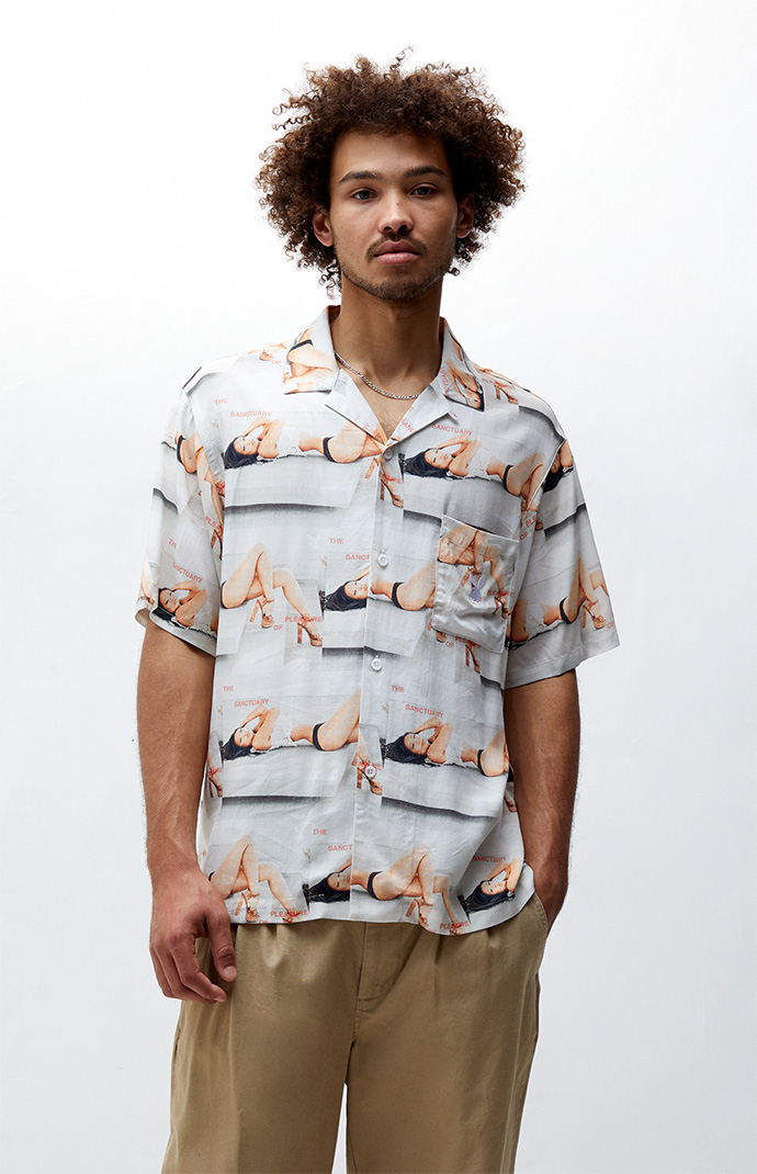 Pacsun playboy shirt mens clearance