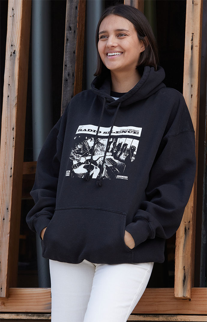 John Galt Black Christy Radio Silence Hoodie PacSun