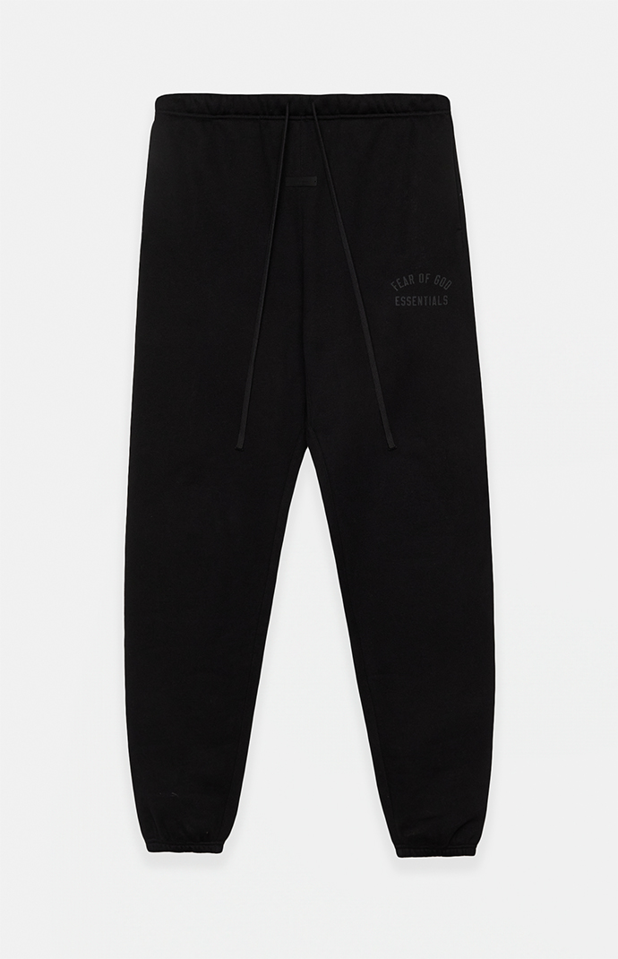 Fear of God Essentials Black Classic Sweatpants PacSun