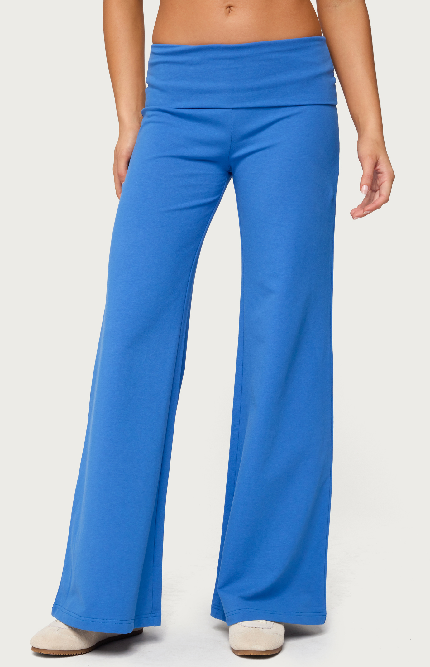 Edikted Wide Leg Fold Over Pants | Pacsun