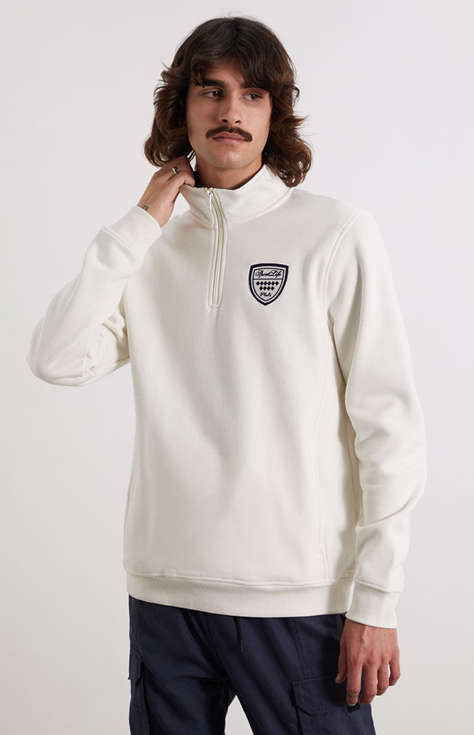 Fila mock neck sweatshirt deals