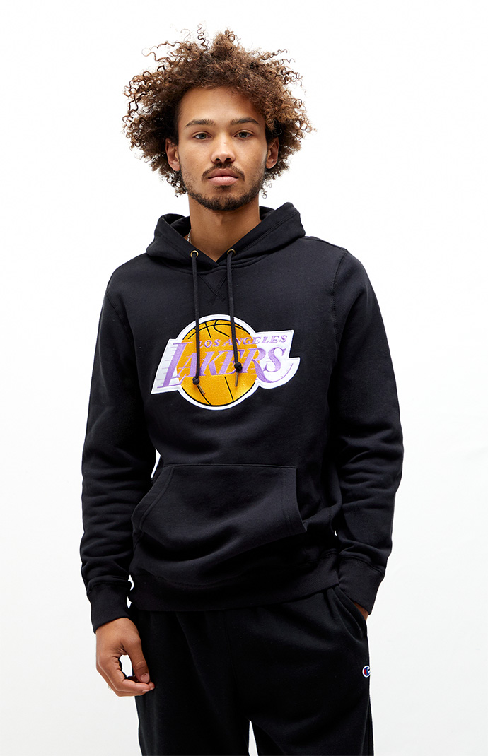 Mitchell & Ness x NBA Lakers Black Hoodie
