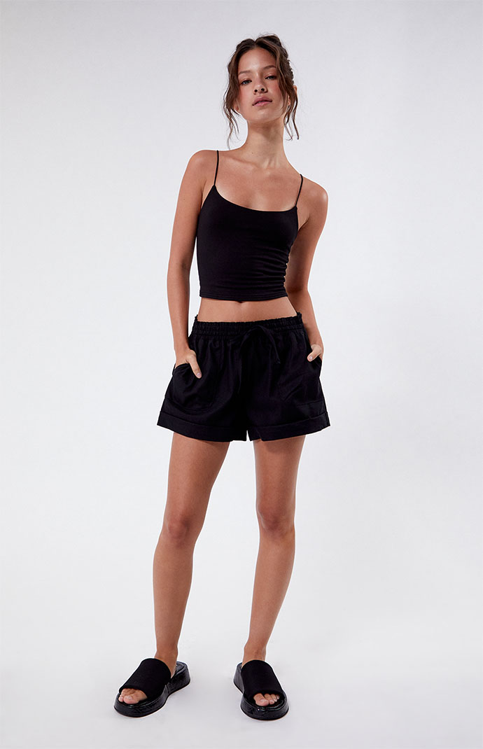 パンツ melt the lady basic short pants S meltthelady slope strap short pants meltファッション 通販
