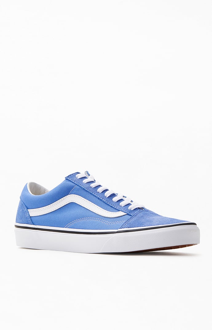 light blue old school vans