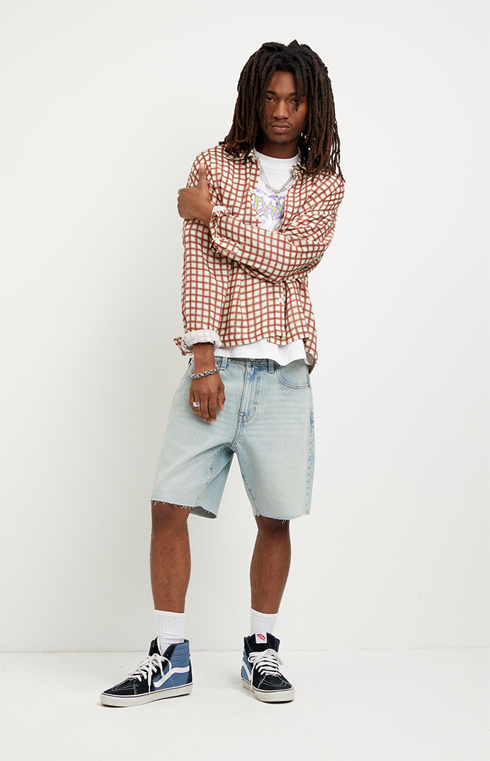 Pacsun Harrison Cutoff Jean Shorts Light Indigo | Pacsun
