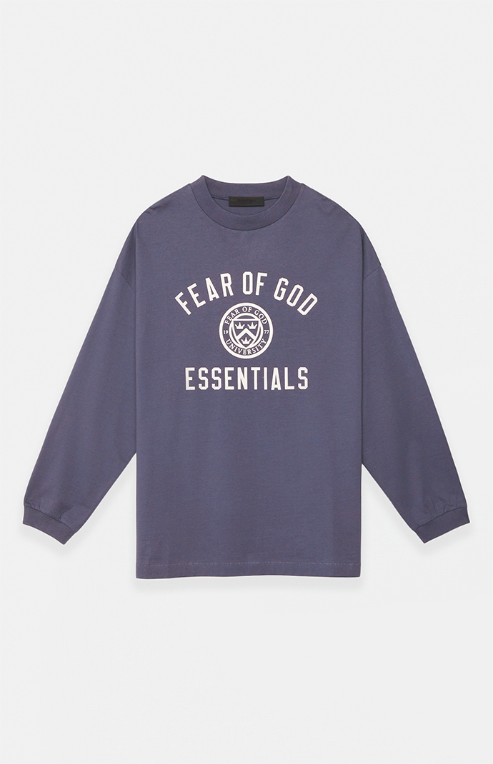 Fear of God ESSENTIALS Marine University Long Sleeve T-Shirt